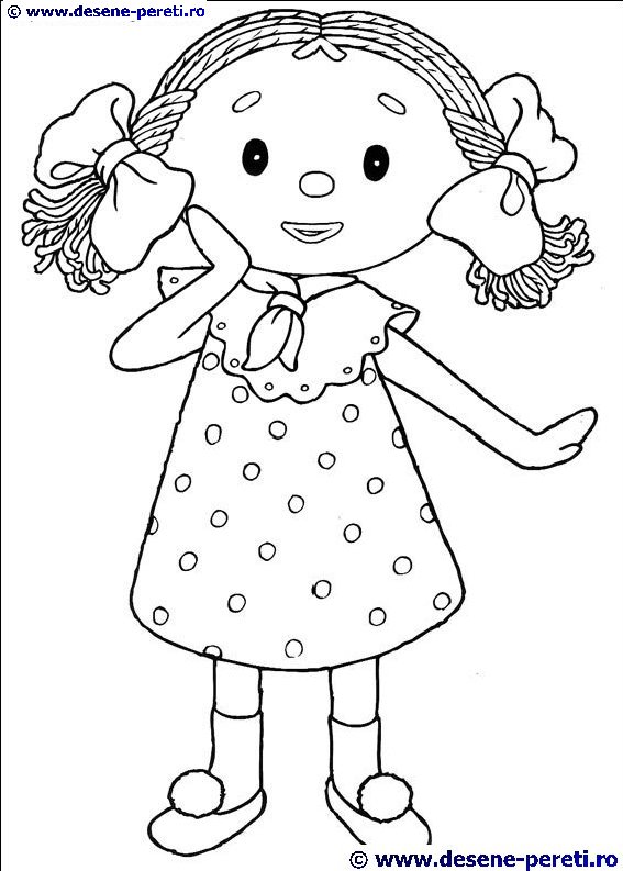 andy pandy desene colorat